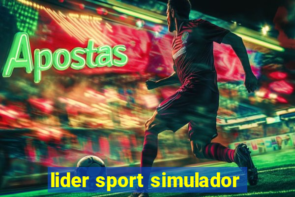 lider sport simulador